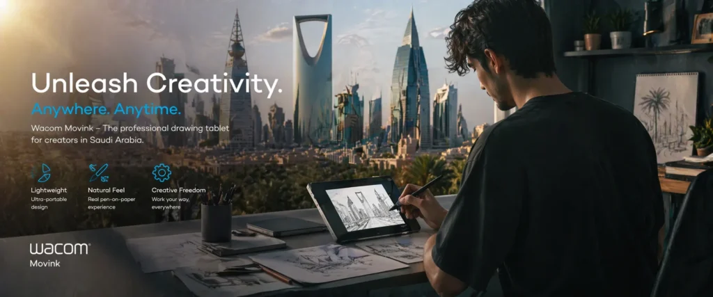 Proffesional Drawing Tablet for creators in Sausi Arabia